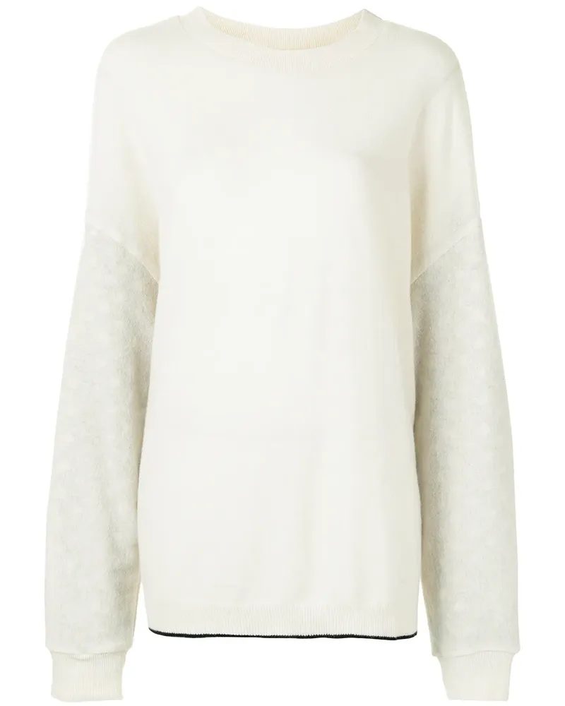 Yohji Yamamoto Klassischer Oversized-Pullover - Nude Nude