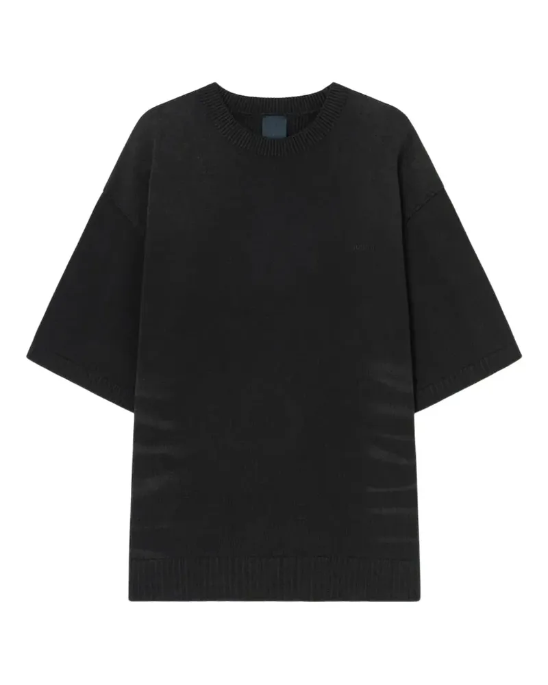 JUUN.J Geripptes T-Shirt - Schwarz Schwarz