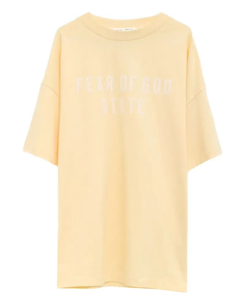 Fear of God T-Shirt mit Logo - Gelb Gelb