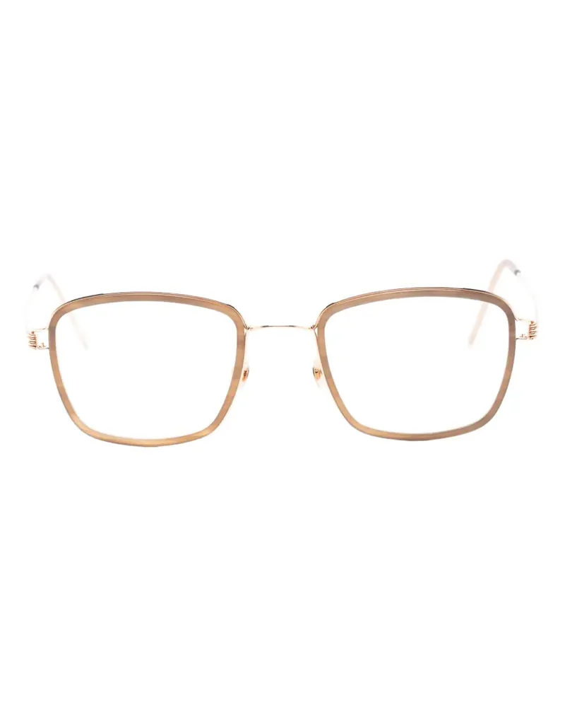 Lindberg Precious Eric Brille mit eckigem Gestell - Rosa Rosa