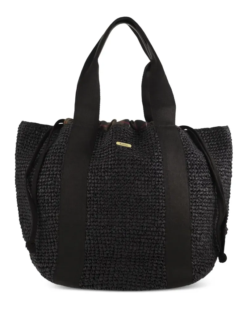 Barbour Lily beach tote bag - Schwarz Schwarz