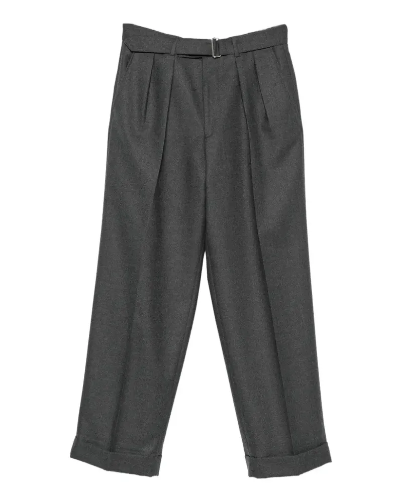 Officine Generale Nash Bundfaltenhose mit Gürtel - Grau Grau