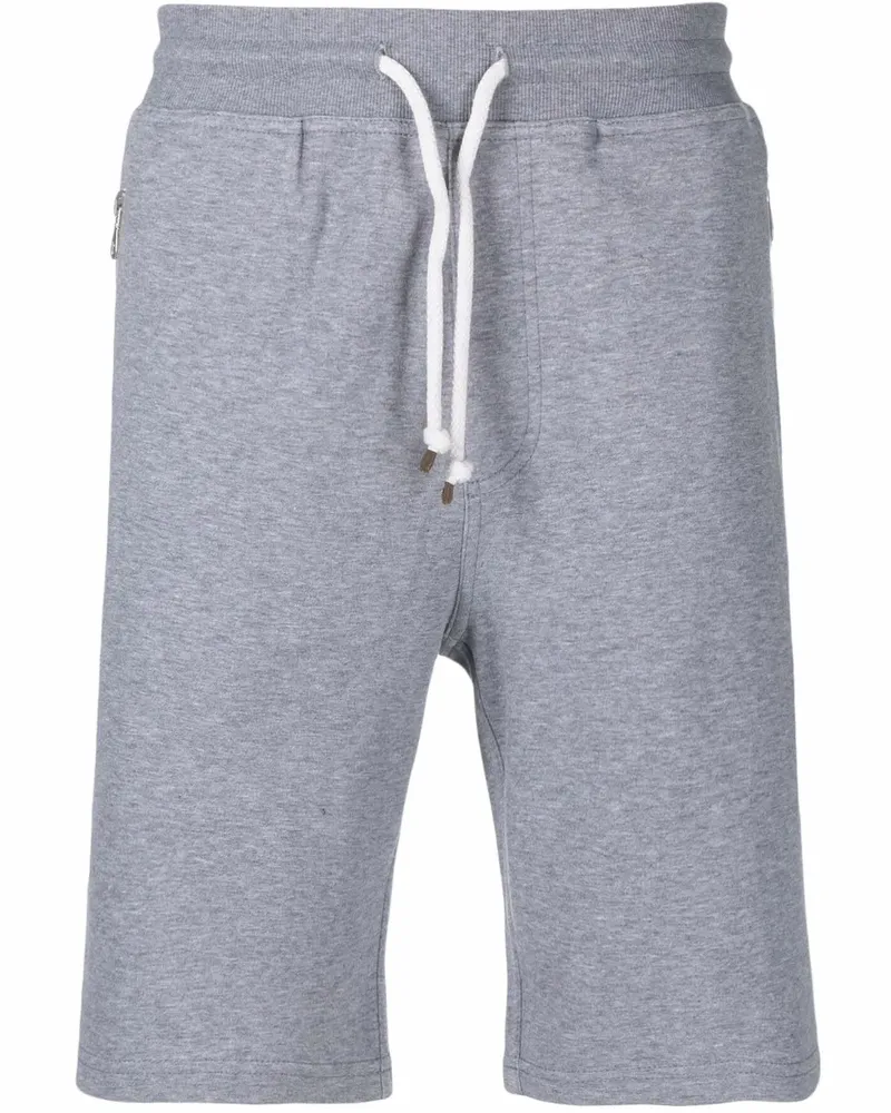 Brunello Cucinelli Knielange Sport-Shorts - Grau Grau