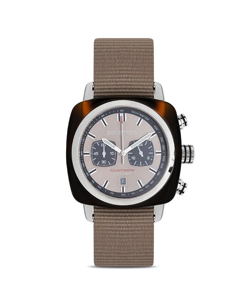BRISTON Clubmaster Sport 42mm - Braun Braun