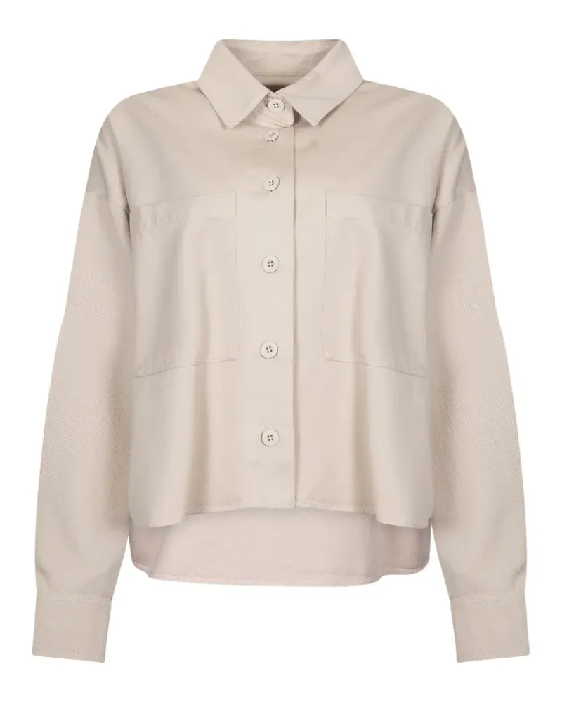 Max Mara patch-pocket button shirt - Nude Nude