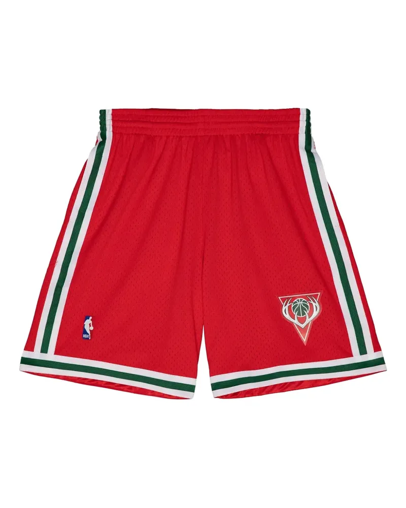 Mitchell & Ness Milwaukee Bucks 2008-09 Swingman Shorts - Rot Rot