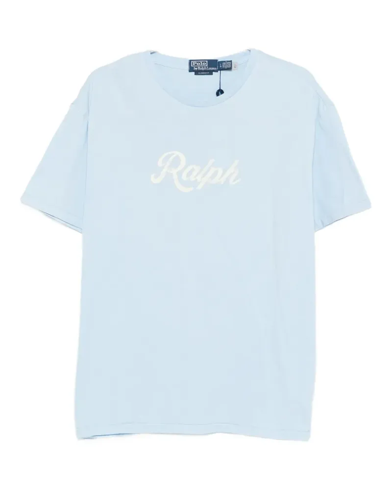 Ralph Lauren lettering T-shirt - Blau Blau
