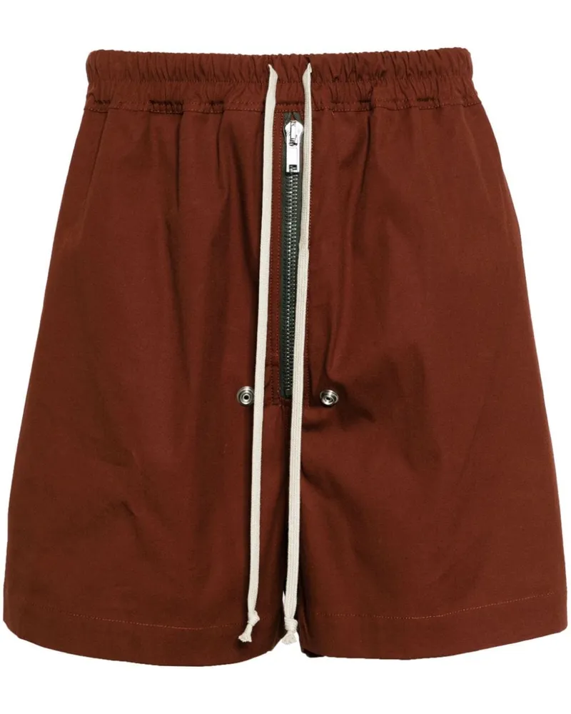 Rick Owens Bela Boxershorts aus Popeline Rot