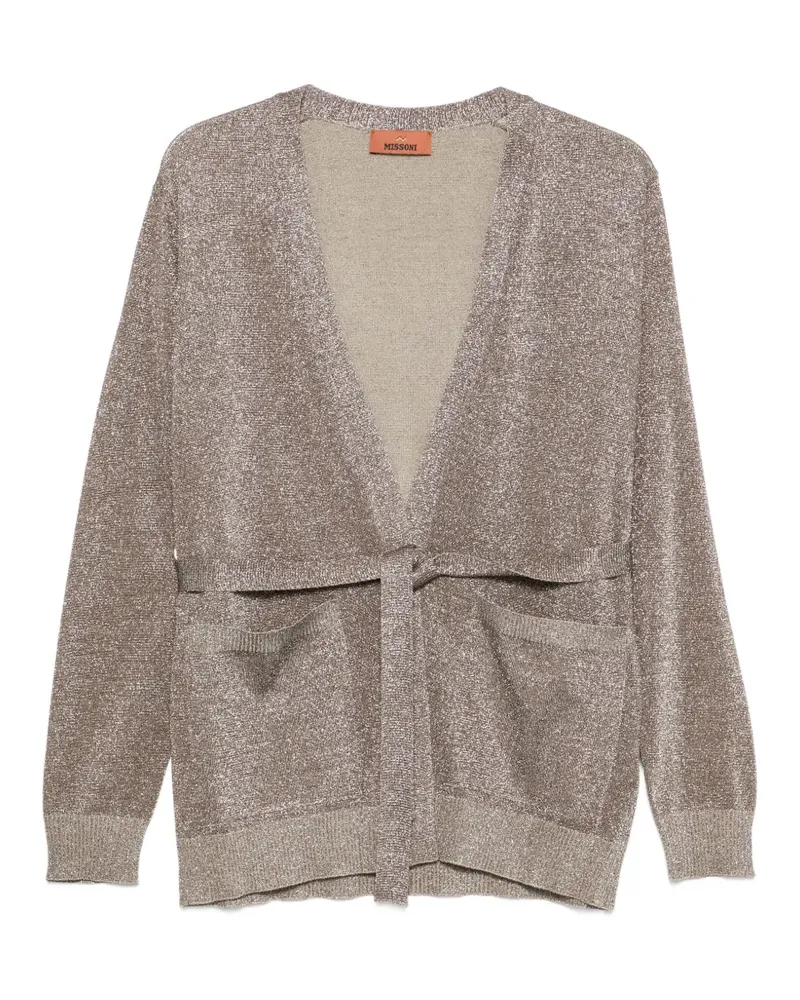 Missoni Cardigan mit Gürtel - Nude Nude