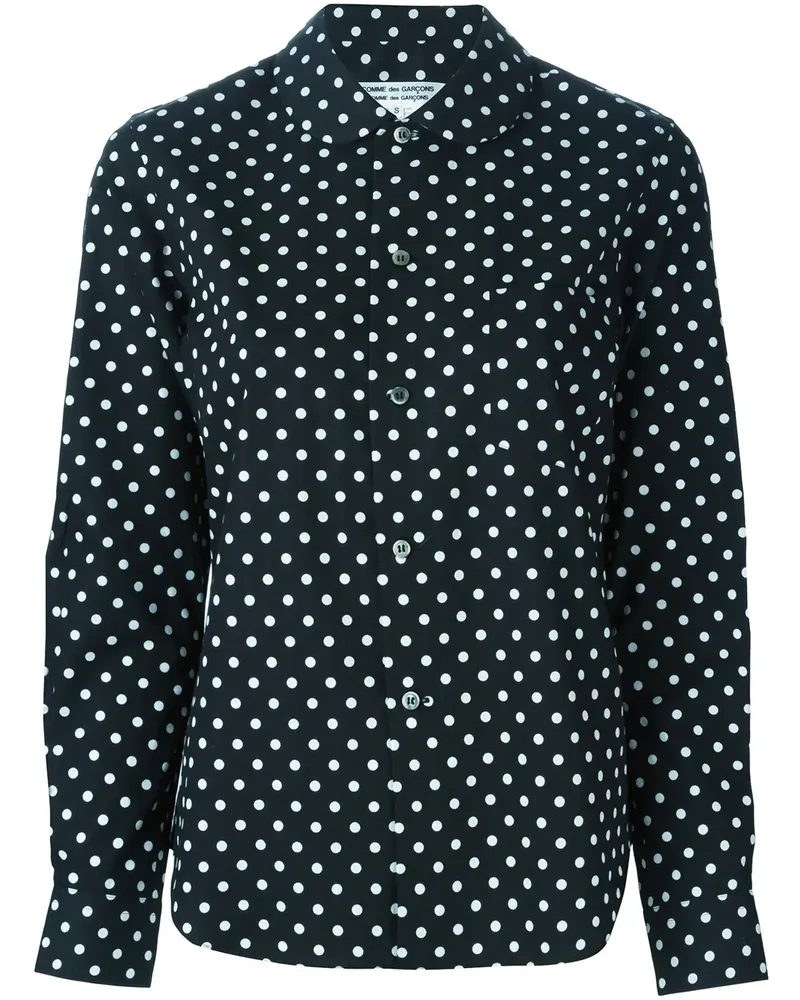 Comme des Garçons Hemd mit Punkten - Schwarz Schwarz