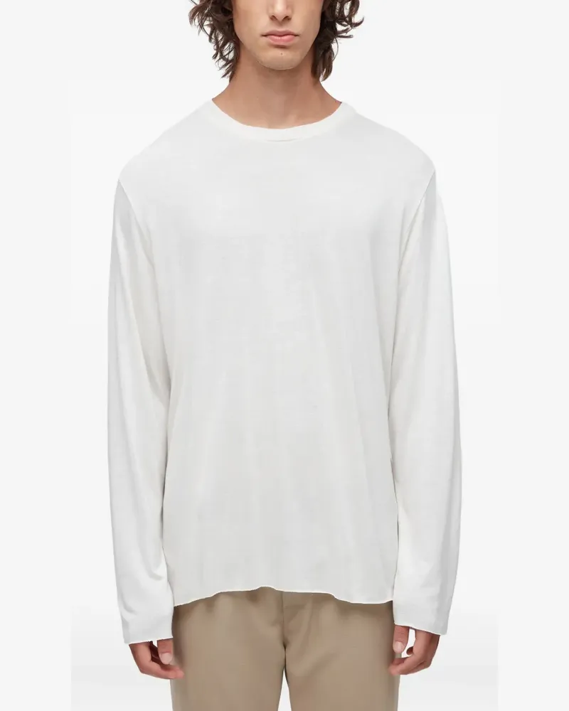 Osklen Klassisches Langarmshirt - Weiß Weiß