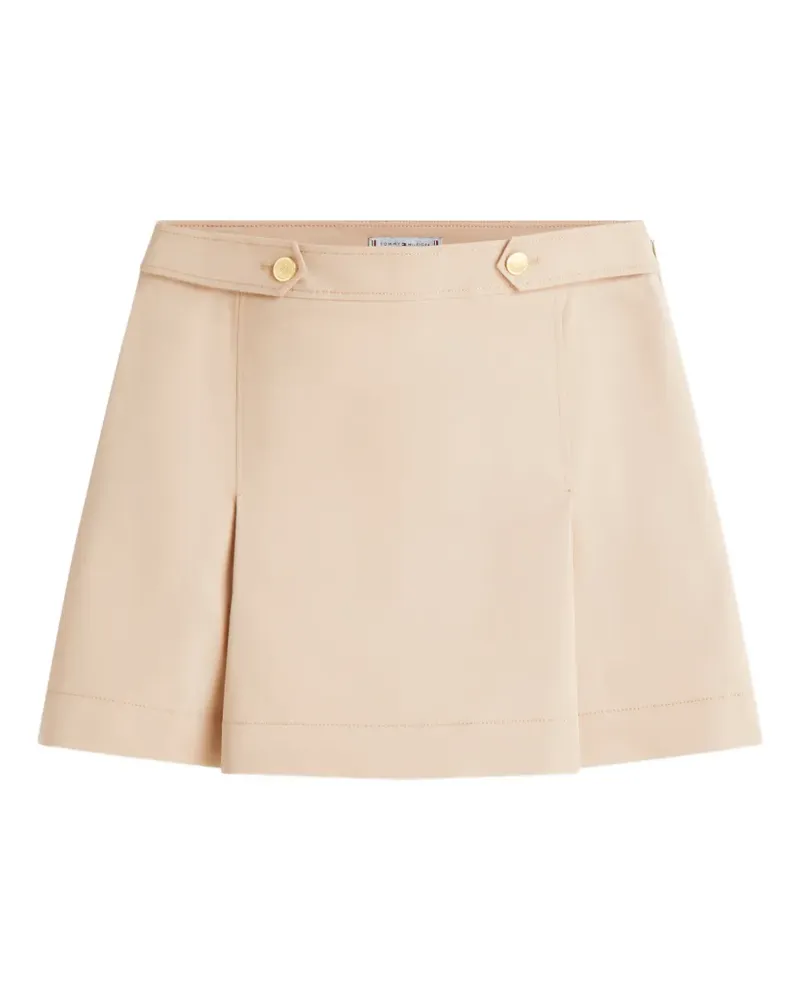 Tommy Hilfiger button-detail pleated skirt - Nude Nude