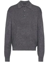 Prada Klassischer Pullover Grau