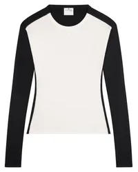 Courrèges Contrast T-Shirt Schwarz