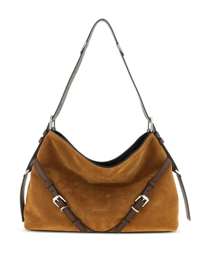 Givenchy medium Voyou suede shoulder bag - Braun Braun