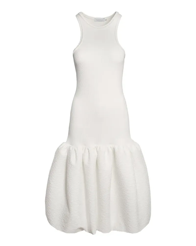 Ioana Ciolacu balloon-skirt tank midi dress - Weiß Weiß