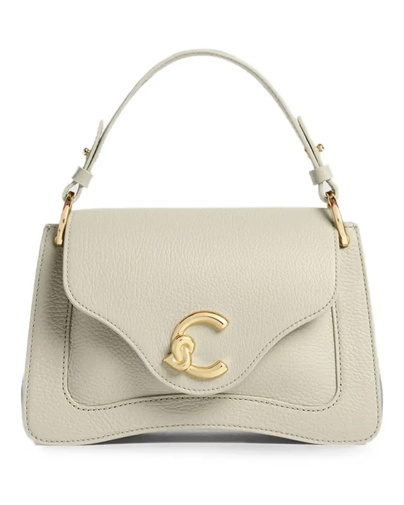 Coccinelle Kleine C-me Tote Bag mit Logo-Schild - Nude Nude