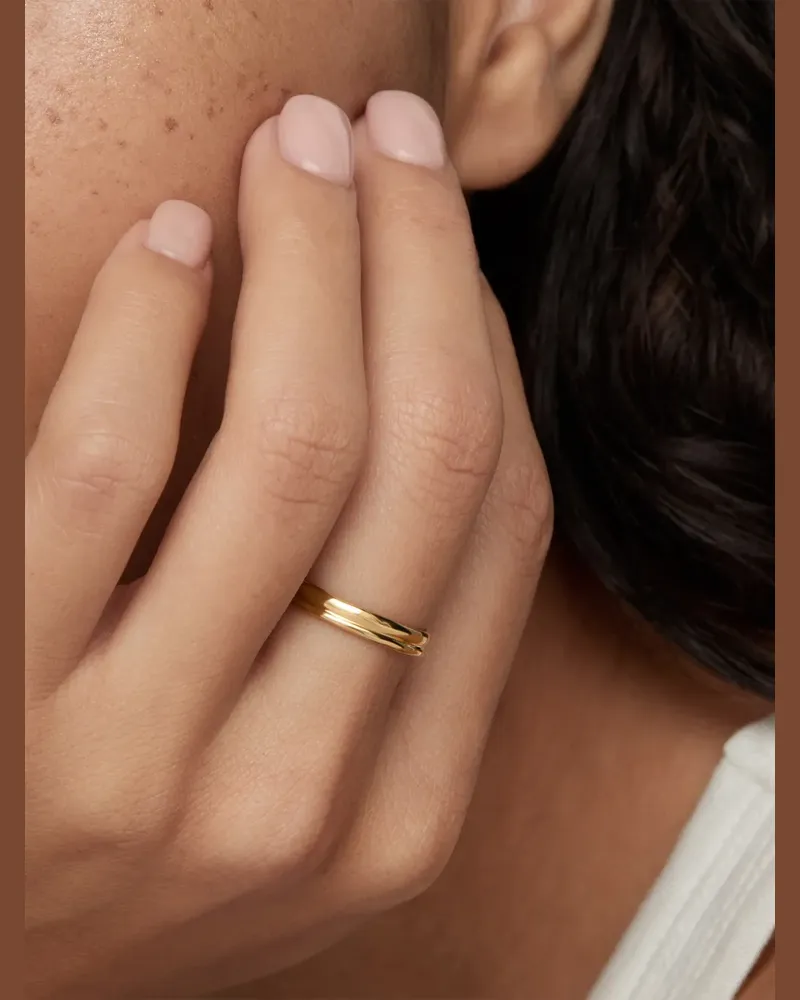 Monica Vinader Siren Muse Ring - Gold Gold