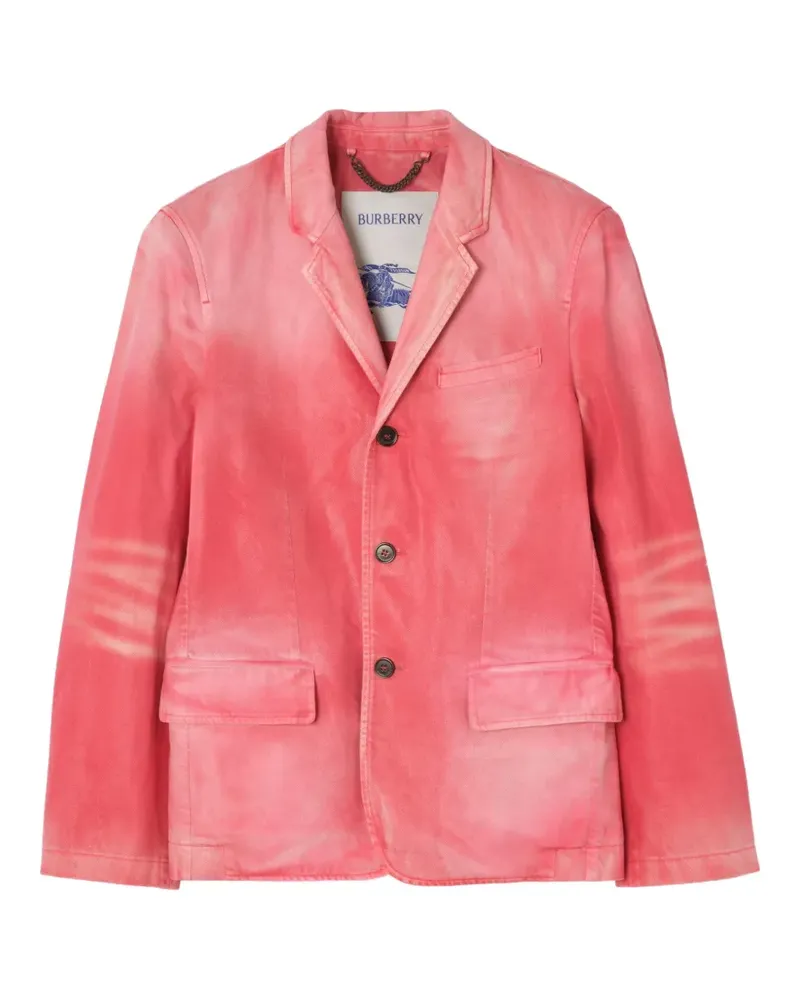 Burberry Jacke aus beschichtetem Denim - Rosa Rosa