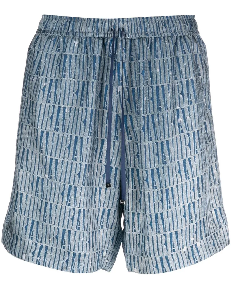 Amiri Shorts mit Kordelzug - Blau Blau