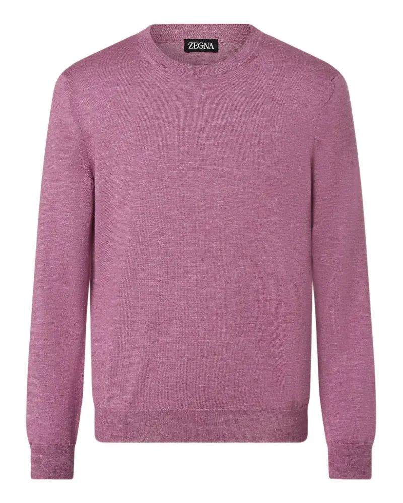 Ermenegildo Zegna Pullover mit Rundhalsausschnitt - Violett Violett