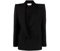 Asymmetrischer Blazer - Schwarz