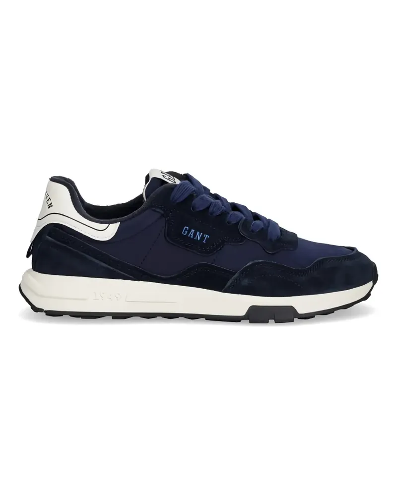 Gant panelled lace-up sneakers - Blau Blau