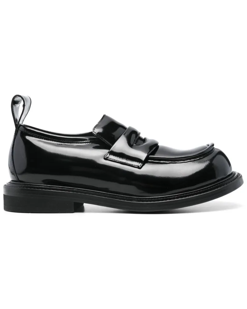 Moschino Loafer aus Lackleder - Schwarz Schwarz