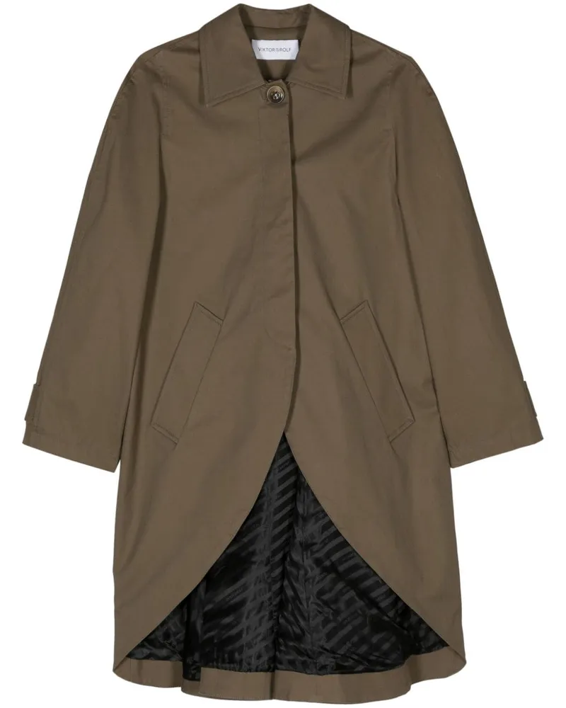 Viktor & Rolf Godet Trenchcoat aus Canvas - Braun Braun