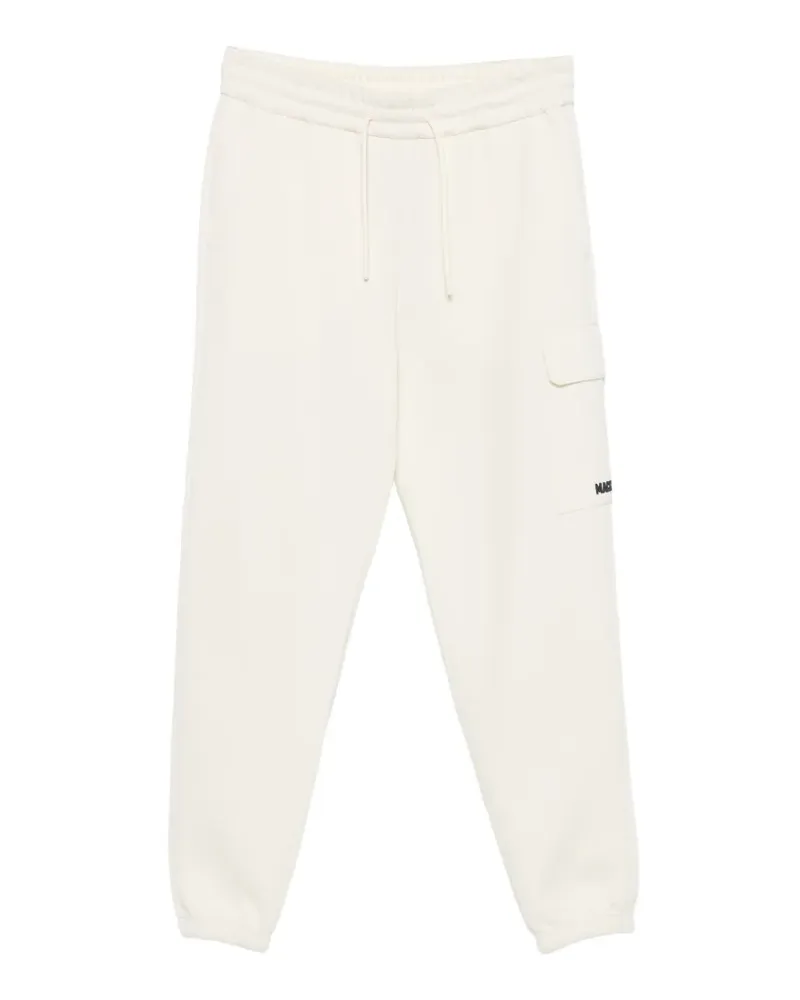 Mackage Marvin-R logo-patch track pants - Nude Nude