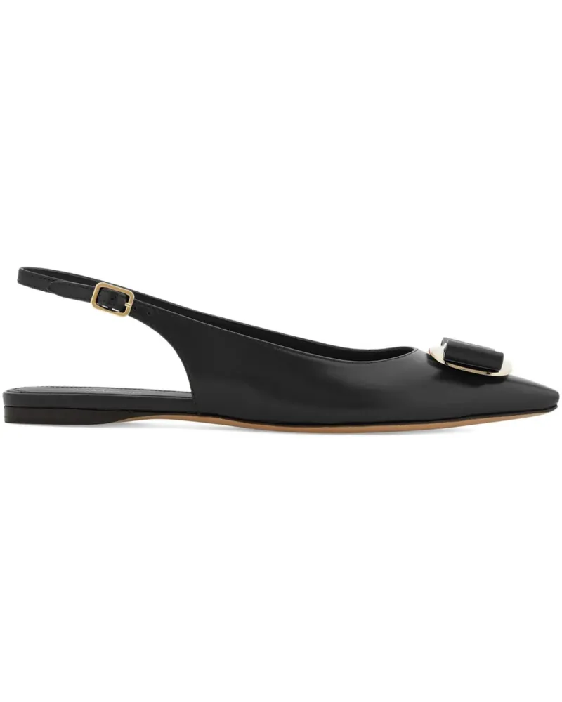 Ferragamo Ballerinas mit Vara-Schleife - Schwarz Schwarz