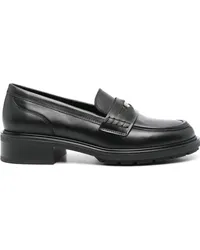 Tommy Hilfiger Penny-Loafer aus Leder Schwarz