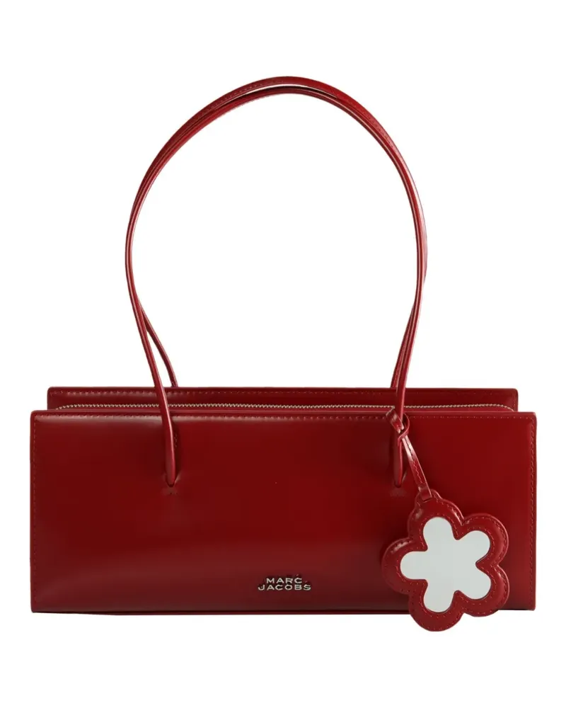 Marc Jacobs flower-embellished leather tote bag - Rot Rot
