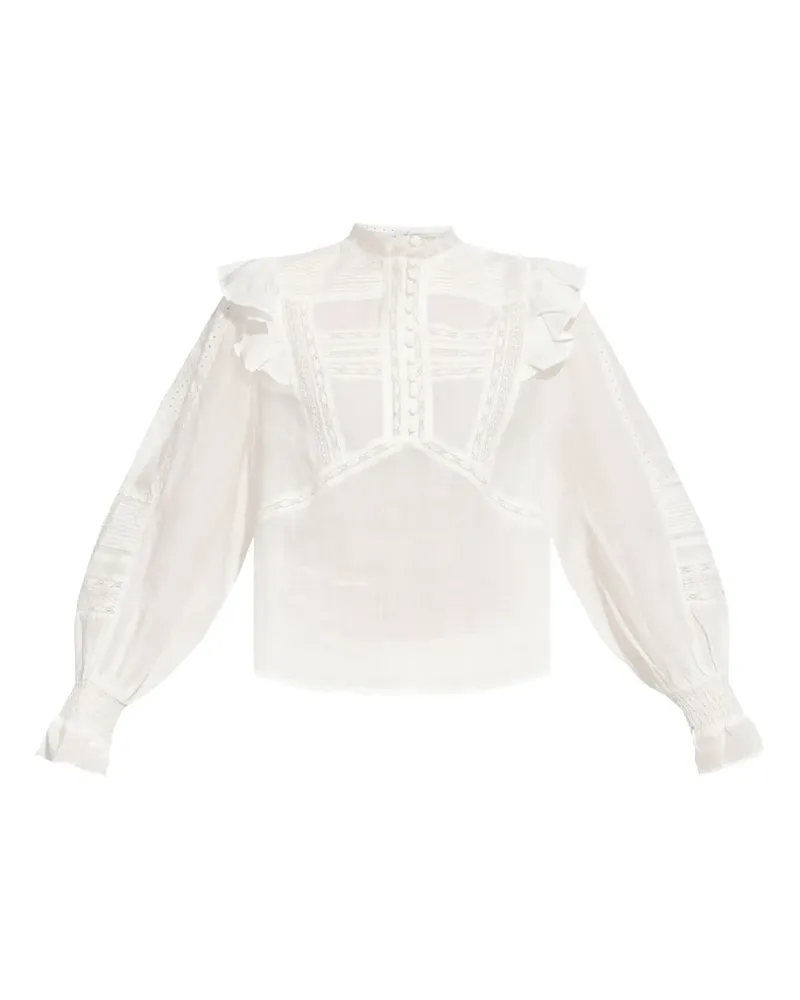 AllSaints Heather Bluse - Weiß Weiß