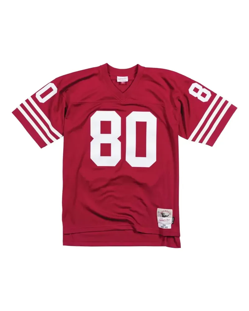 Mitchell & Ness Jersey mit Nummern-Detail - Rot Rot