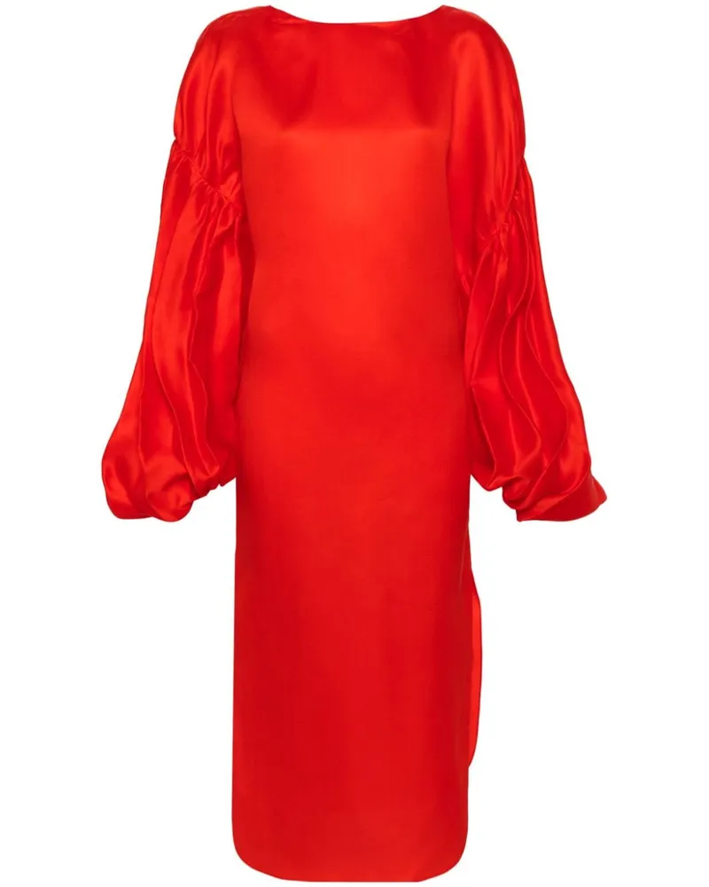 KHAITE The Zelma Midikleid - Rot Rot