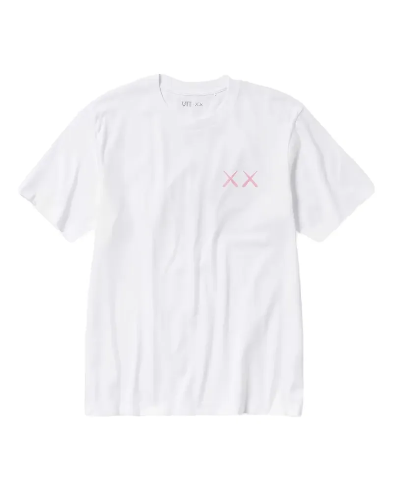 KAWS T-Shirt mit grafischem Print - Weiß Weiß