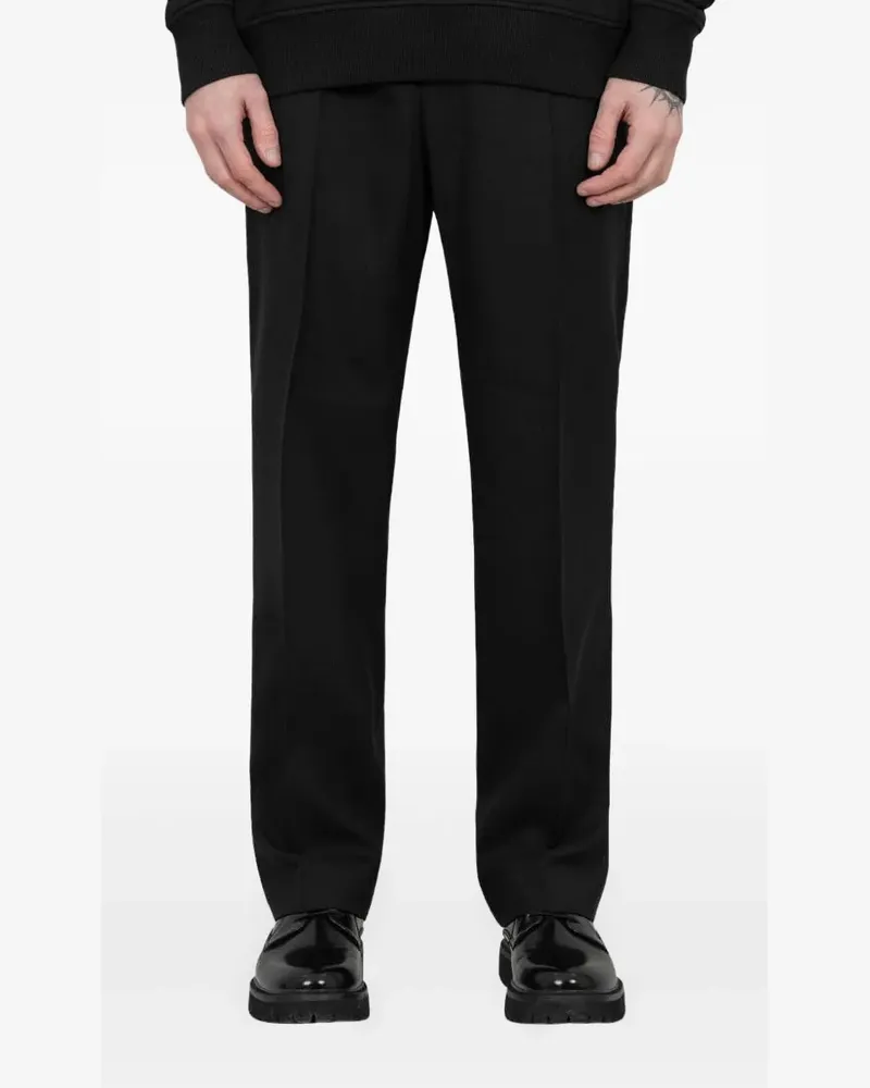 AMI Paris Hose mit elastischem Bund - Schwarz Schwarz
