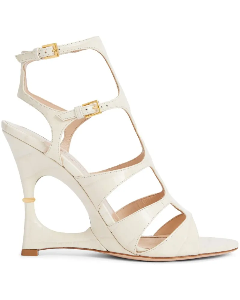 Tom Ford Sandalen aus Leder 105mm - Weiß Weiß