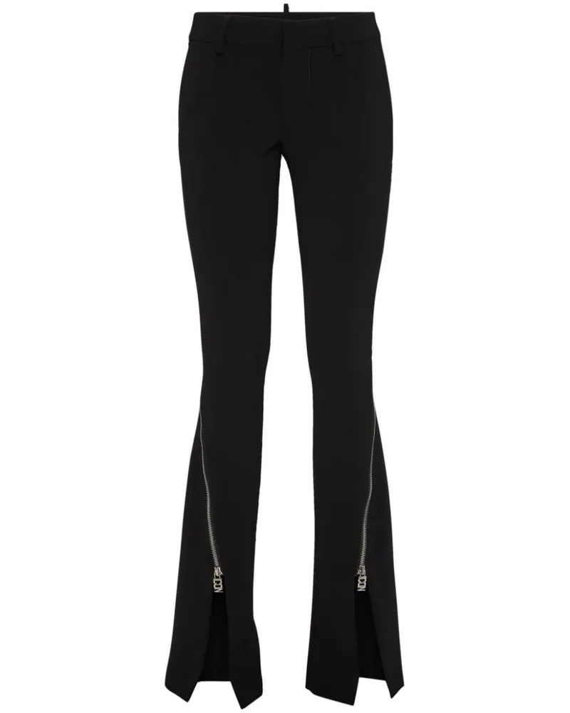 Dsquared2 Bootcut-Hose - Schwarz Schwarz