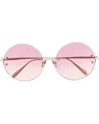 Linda Farrow Lotus Sonnenbrille Silber