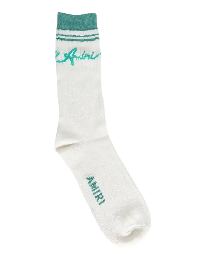 Amiri Wave socks - Weiß Weiß
