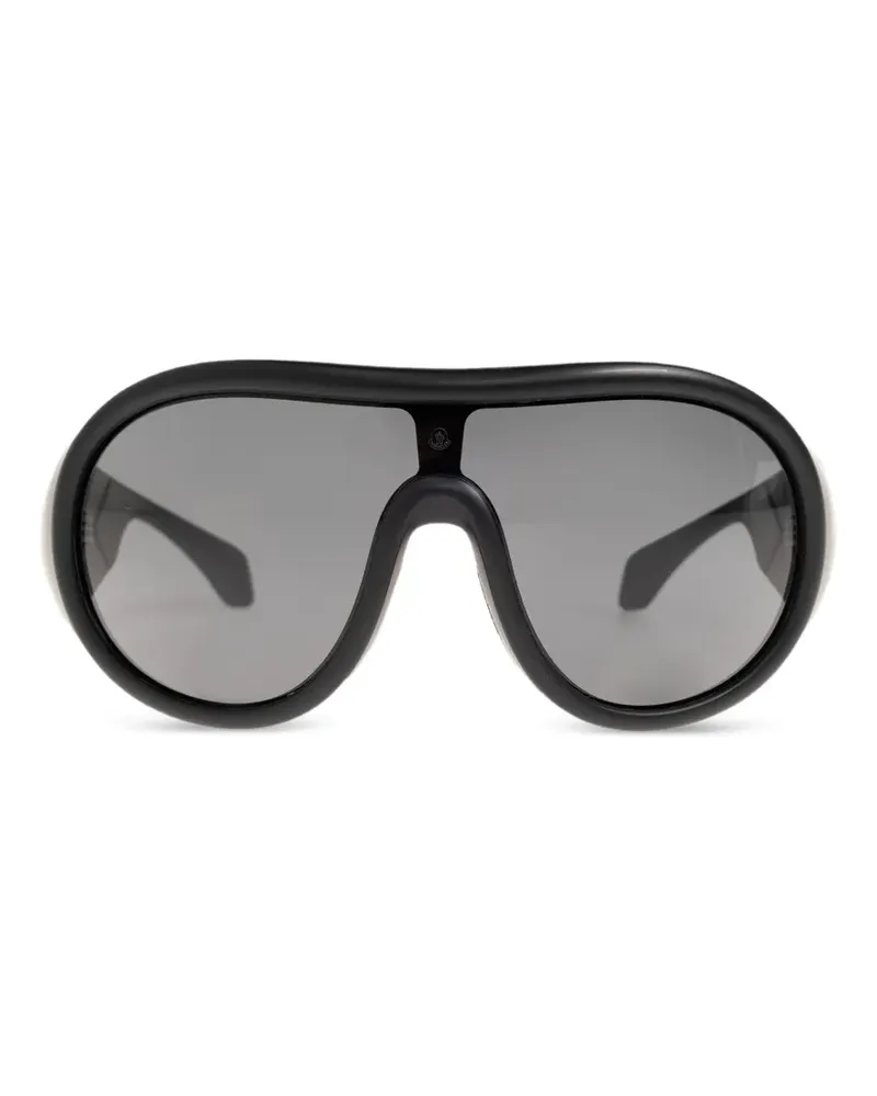 Moncler oval-frame sunglasses - Schwarz Schwarz
