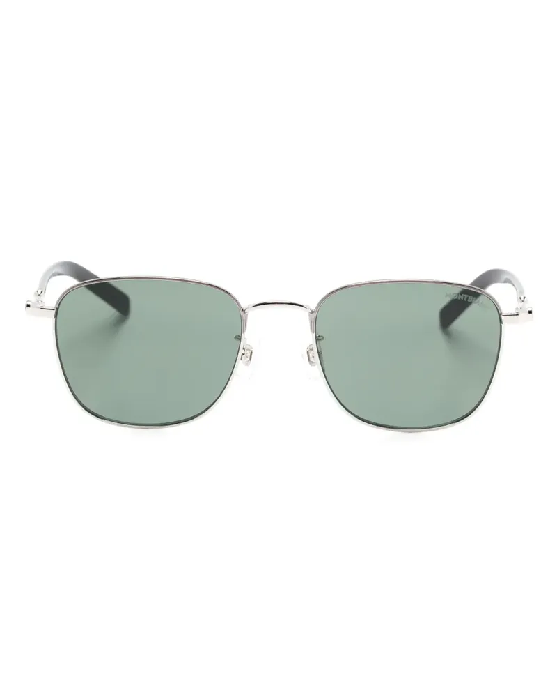 Montblanc MB0392SA Sonnenbrille - Silber Silber