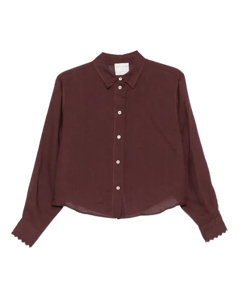 forte_forte buttoned shirt - Rot Rot