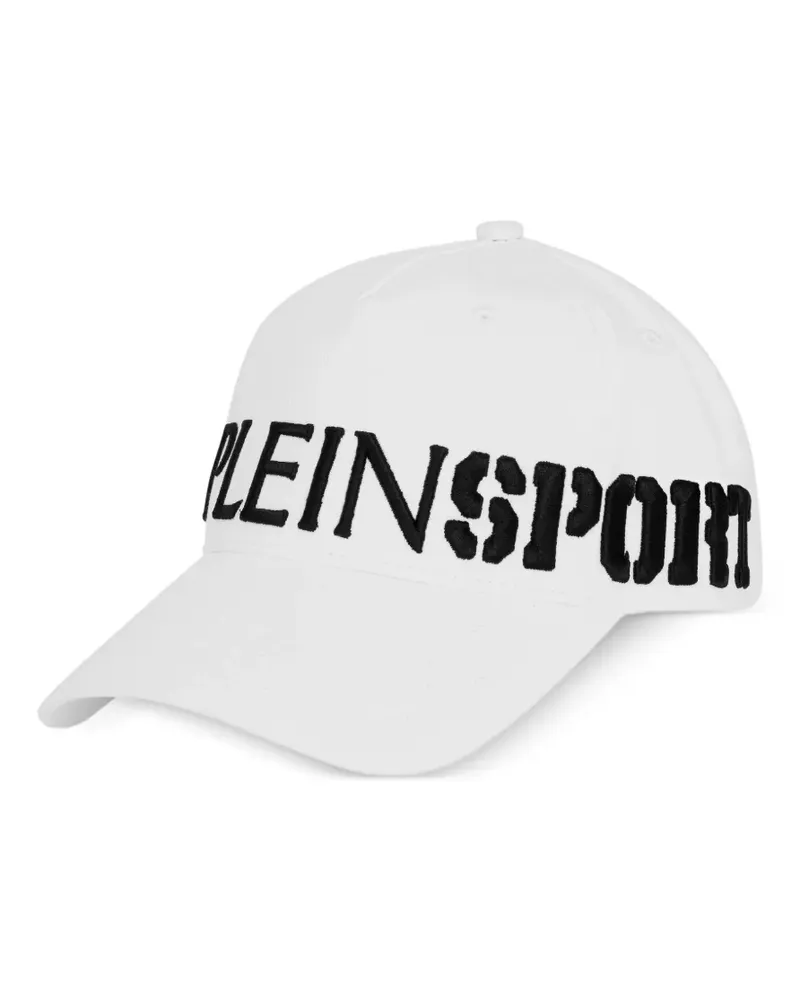 Philipp Plein Baseballkappe mit Logo-Stickerei - Weiß Weiß
