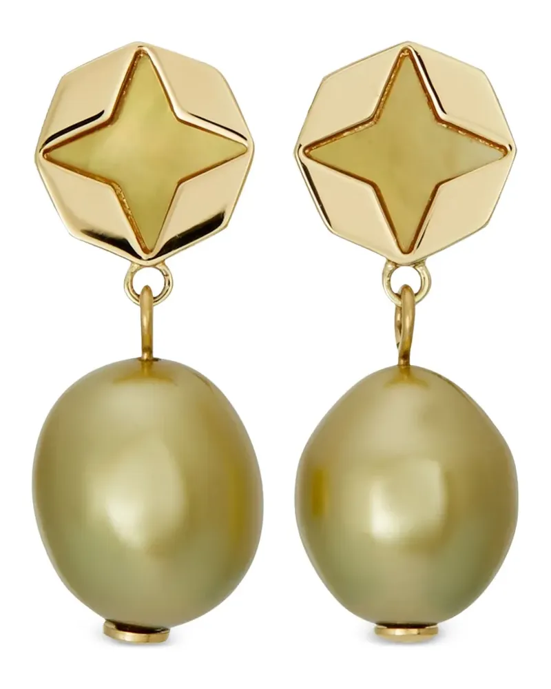 Tory Burch Kira Clover Hängeohrringe - Gold Gold
