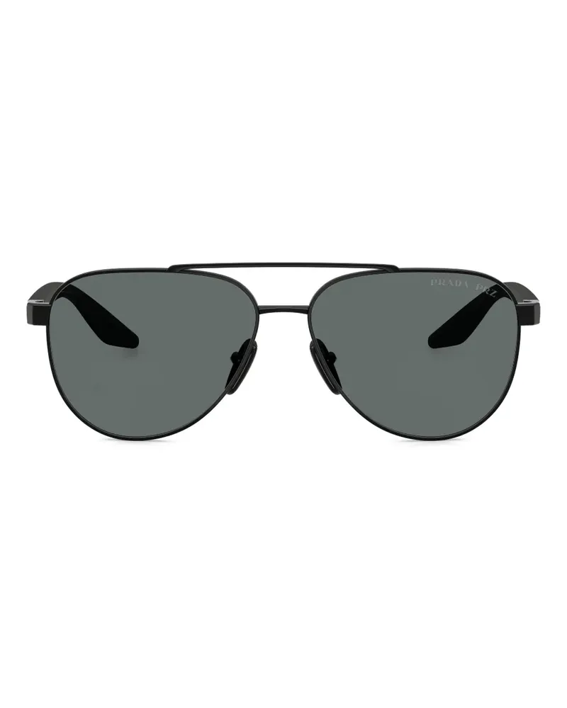 Prada Getönte Pilotenbrille - Schwarz Schwarz