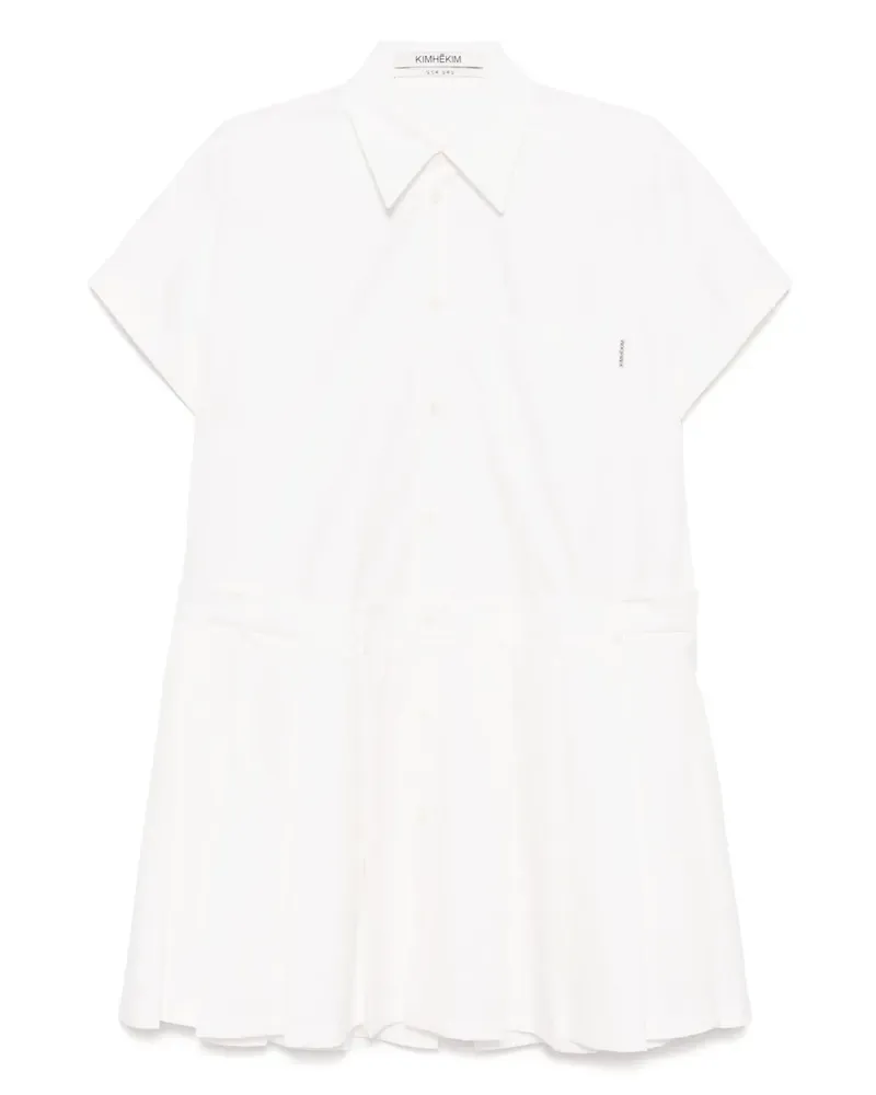 KIMHEKIM Kokka Hemdkleid - Weiß Weiß