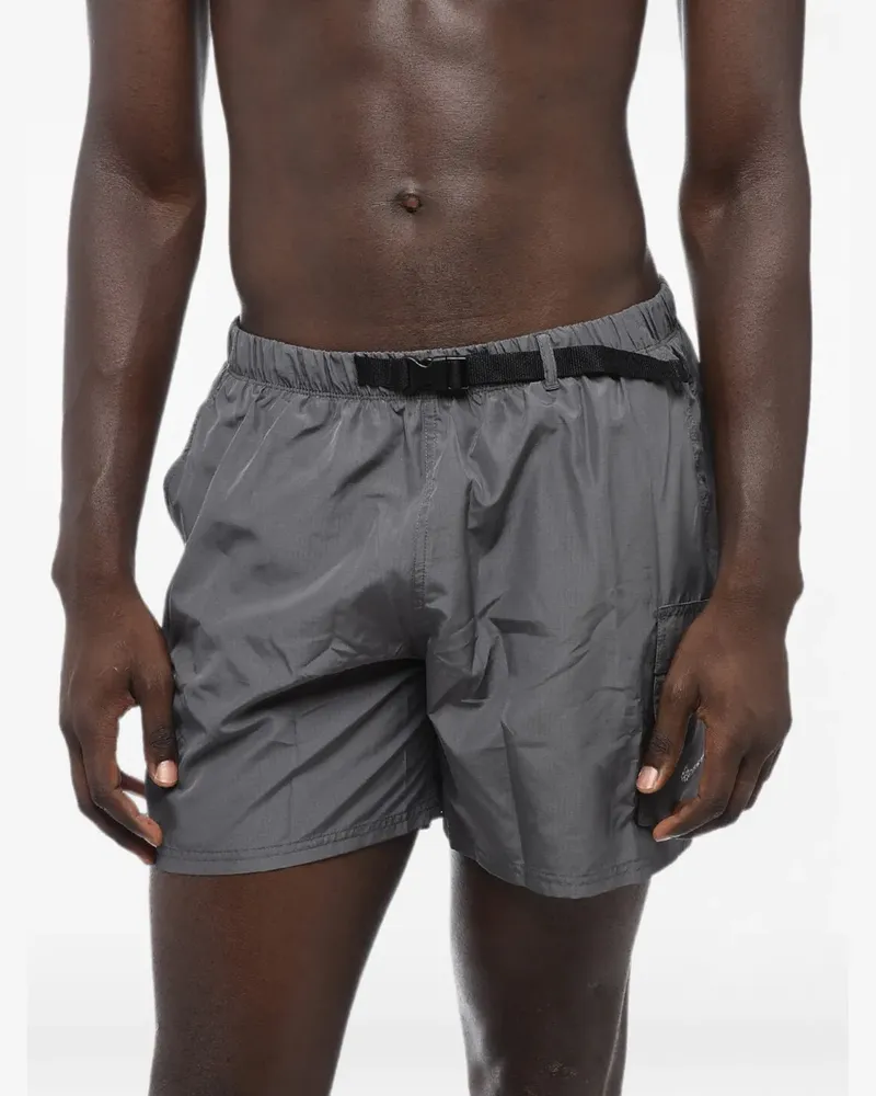 Nike Badehose mit Logo-Print - Grau Grau